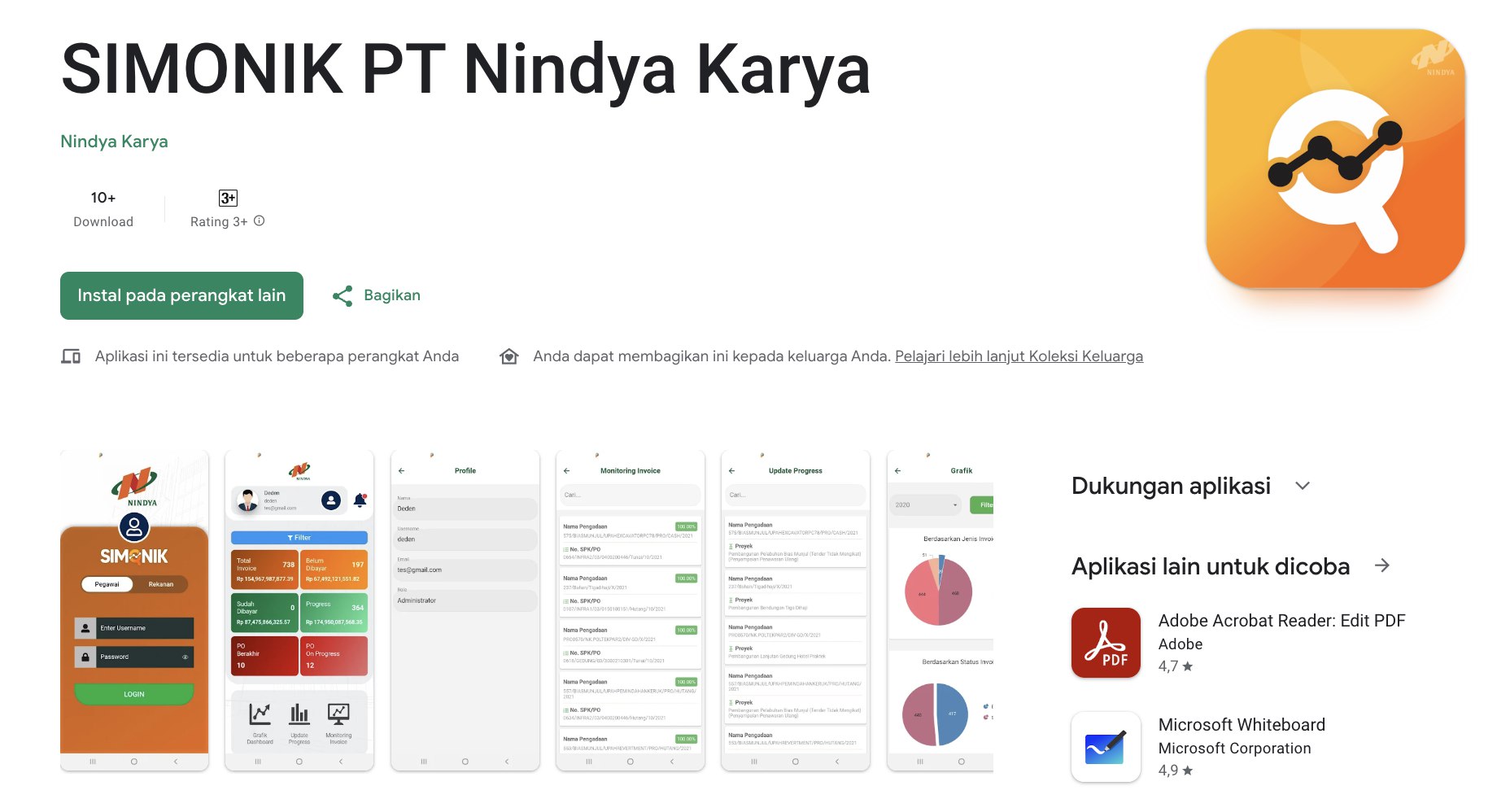 Aplikasi Invoice tracking