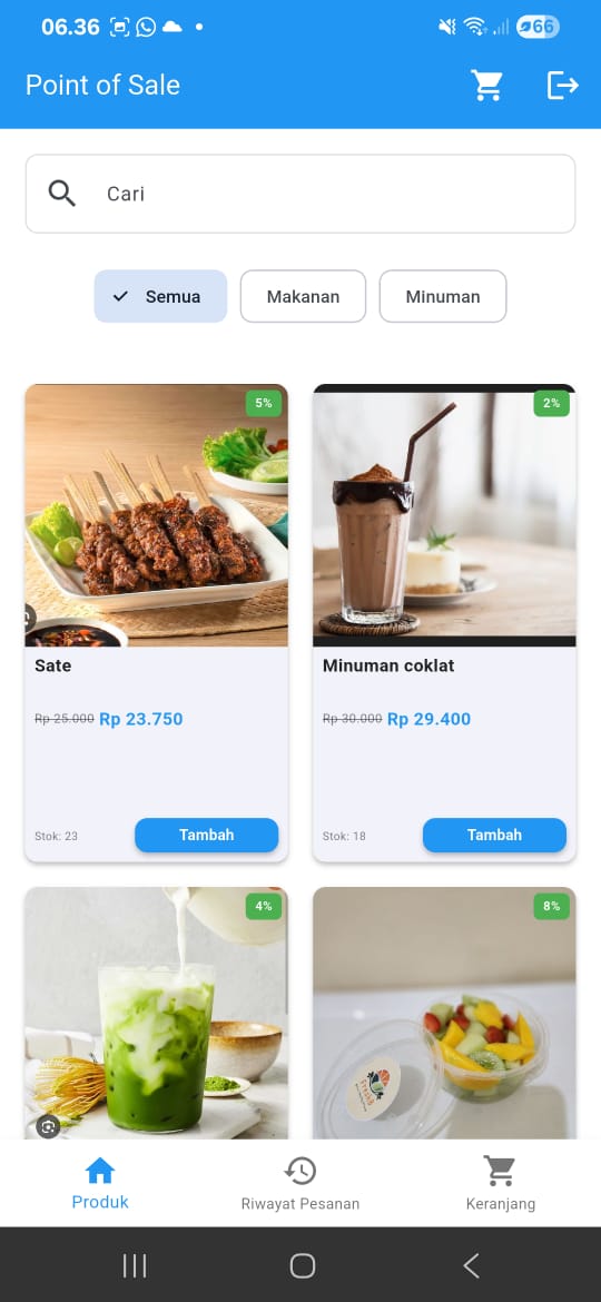 Point Of Sale Android dan IOS